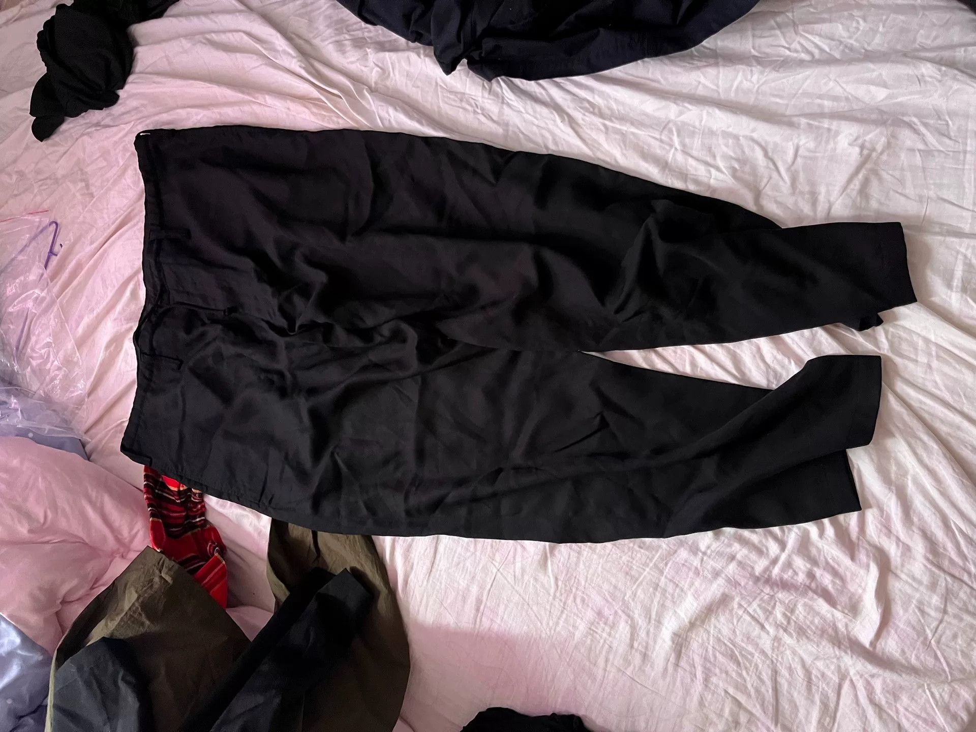 Yohji Yamamoto Yohji Yamamoto Black Trousers Size 3 Size US 34 / EU 50 - 1 Thumbnail