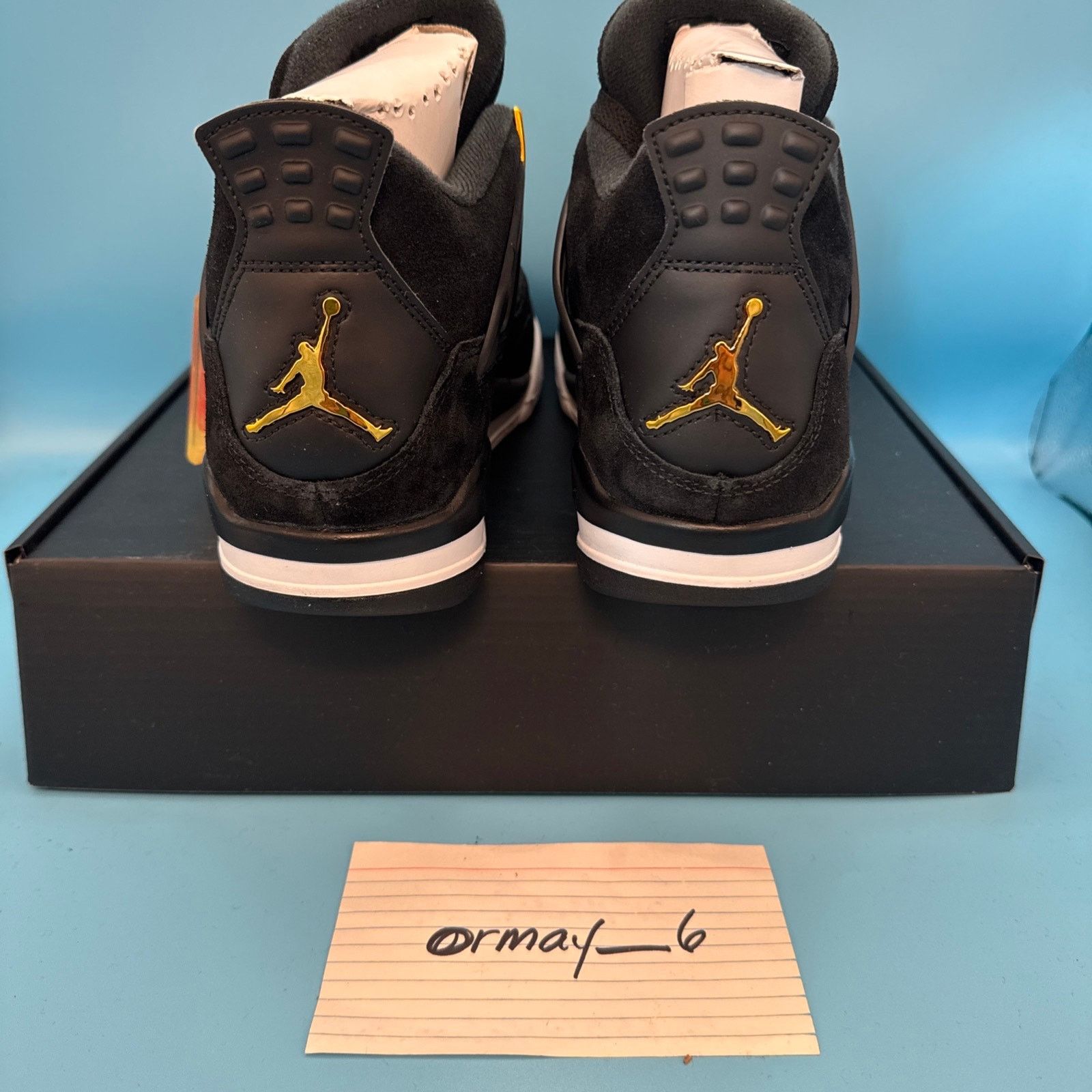 Jordan Brand × Nike Air Jordan Retro 4 "Royalty" 2017 m8.5 w10 Size US 8.5 / EU 41-42 - 5 Thumbnail