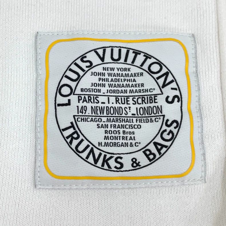 Louis Vuitton Louis Vuitton size s 24 white logo embossed cotton lace-up Size 24" / US 00 / IT 34 - 5 Thumbnail
