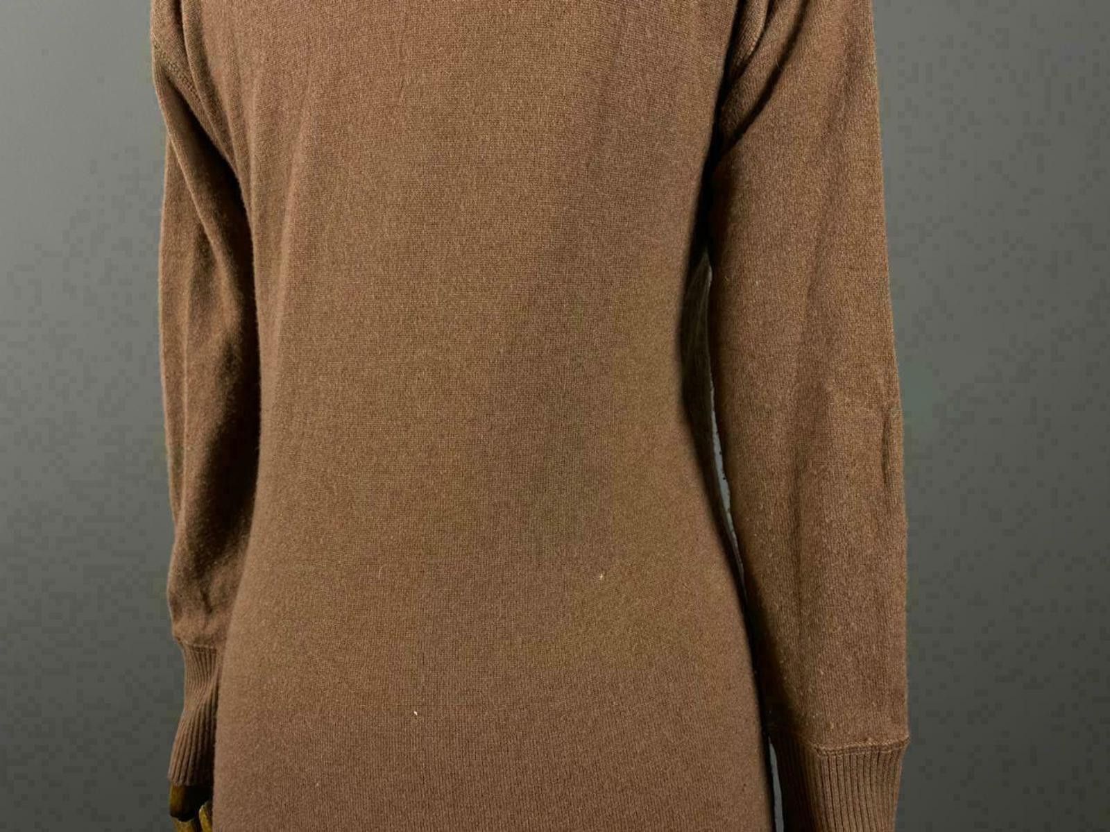 Alessandro Dell'acqua Ladies Allesandro Dell’Acqua Brown Cashmere Sweater Size 40 Size M / US 6-8 / IT 42-44 - 8 Thumbnail