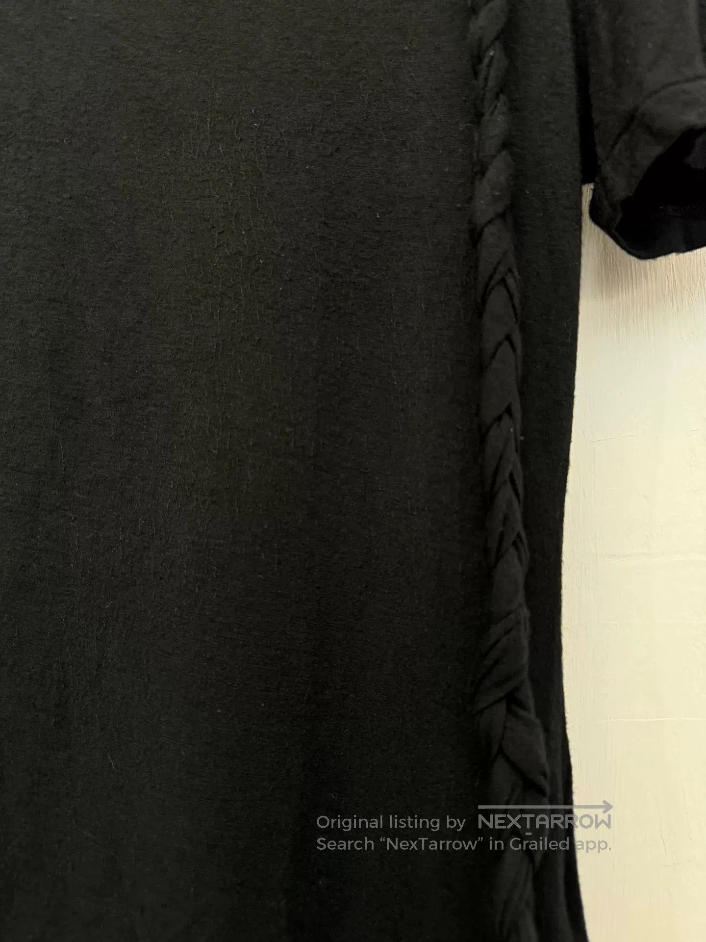 Yohji Yamamoto Yohji Yamamoto Braided Short Sleeve T-shirt. Size US L / EU 52-54 / 3 - 3 Thumbnail