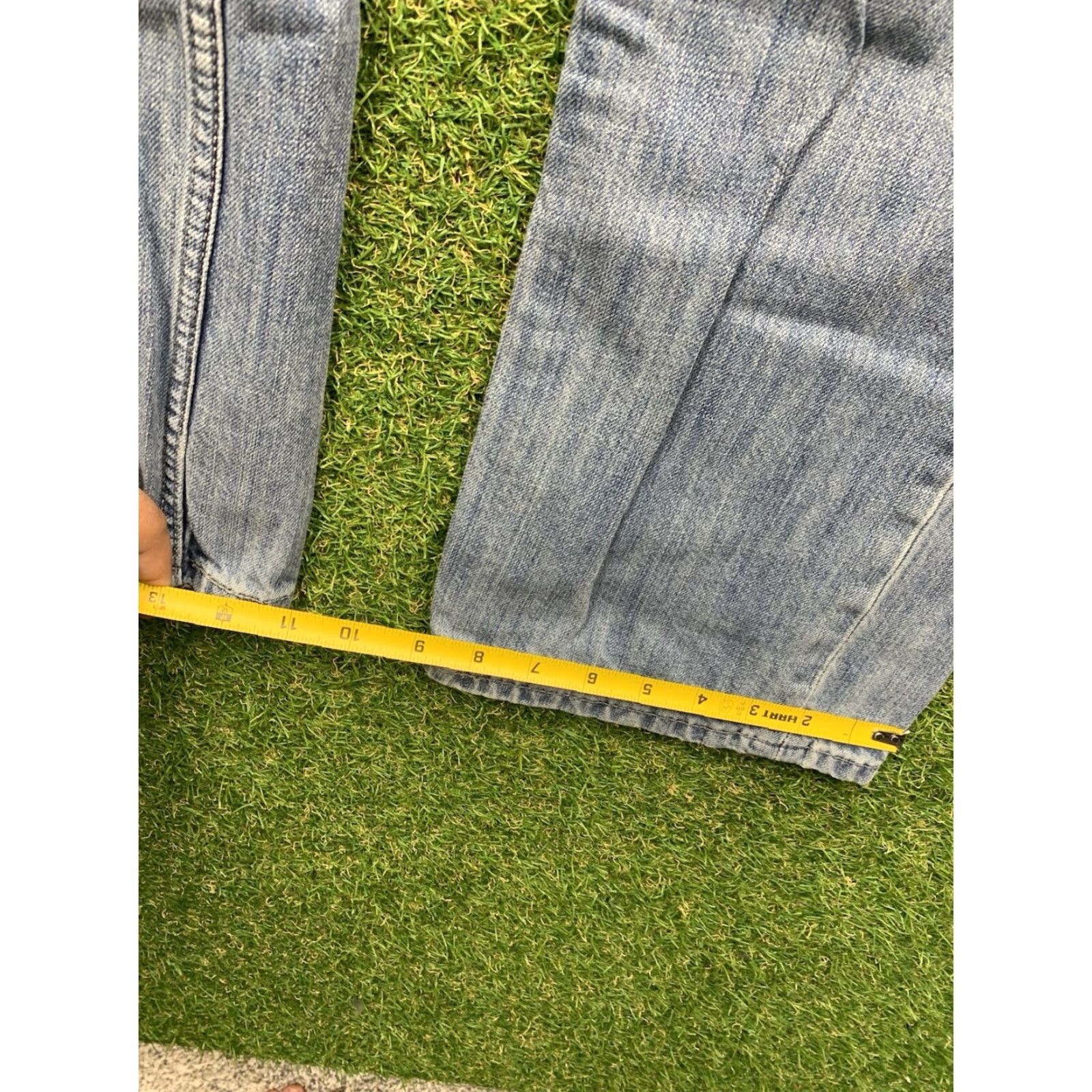 Levi's Levi's 514 Jeans Slim Straight 36x30 Light Wash Blue Denim Mens Casual Retro Size US 36 / EU 52 - 4 Thumbnail