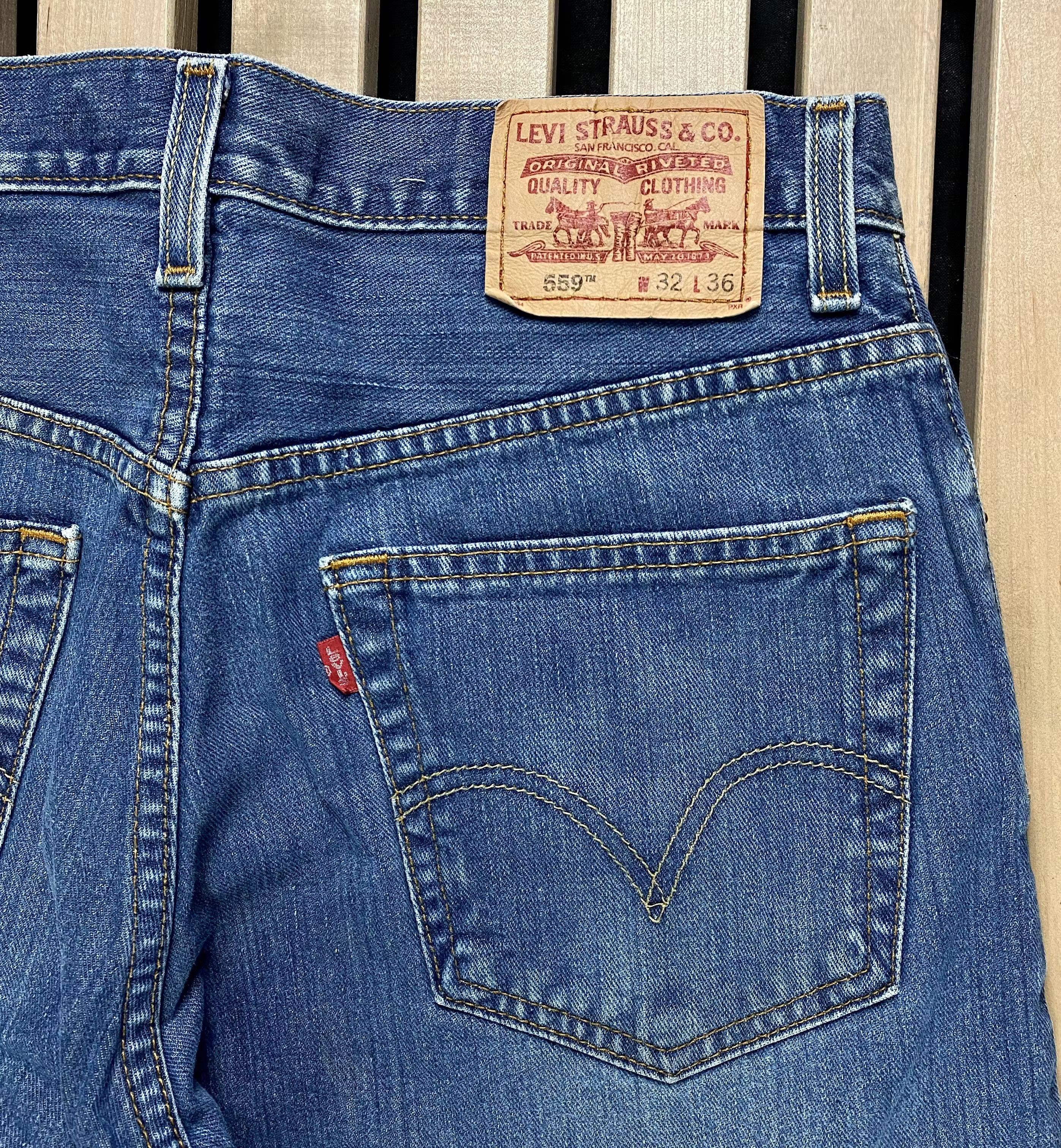 Levi's × Levi's Vintage Clothing × Vintage Mens Jeans Denim Levis 559 Vintage Size 32 Size US 32 / EU 48 - 5 Thumbnail