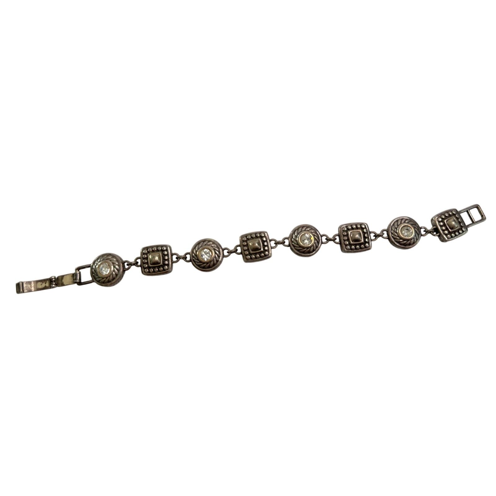 Brighton Brighton Heiress Crystal Link Bracelet, Hearts on Back Side Size ONE SIZE - 13 Thumbnail