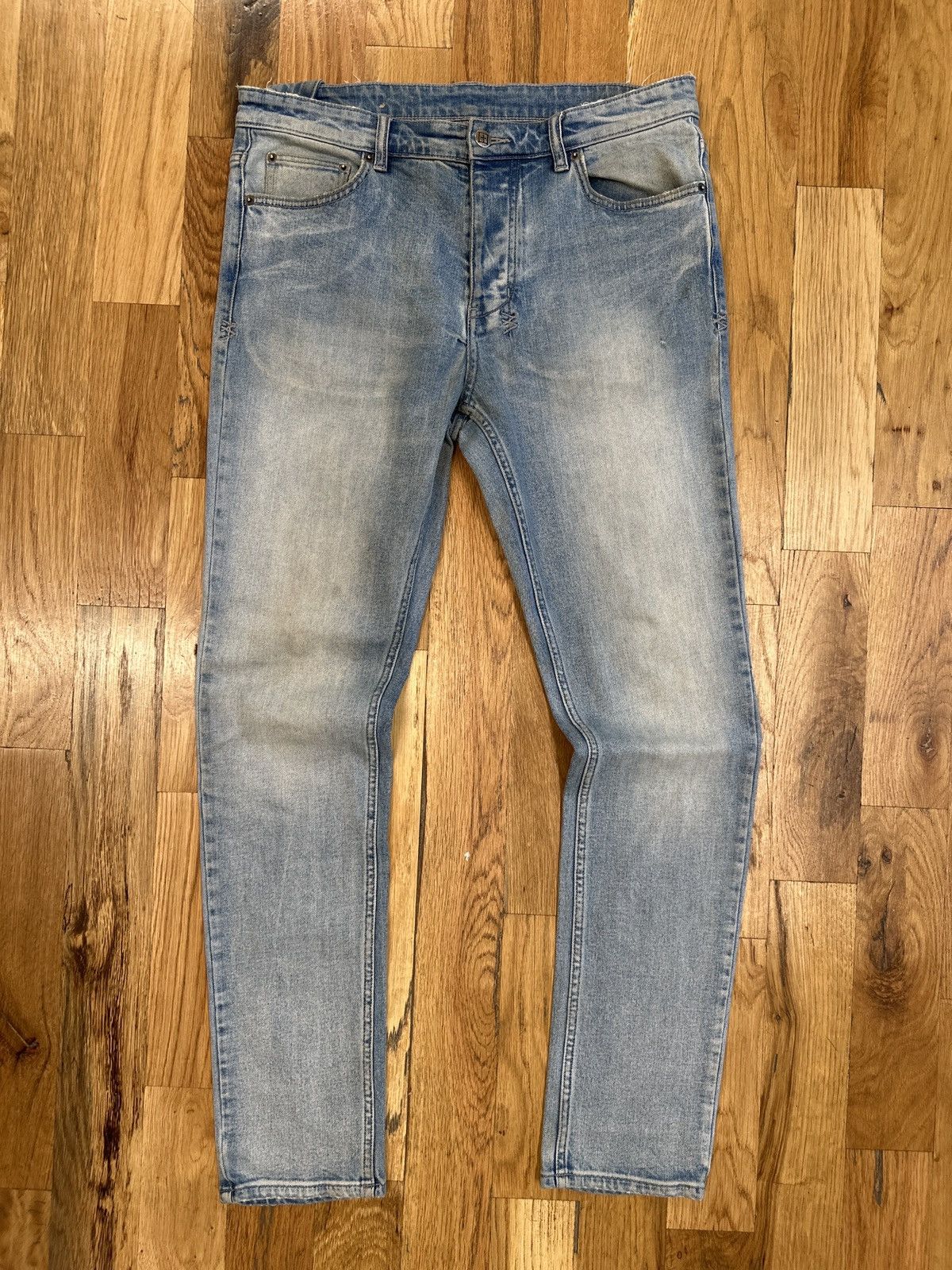 Ksubi Ksubi Plain Blue Denim Jeans Sz 33 Size US 33 - 1 Thumbnail