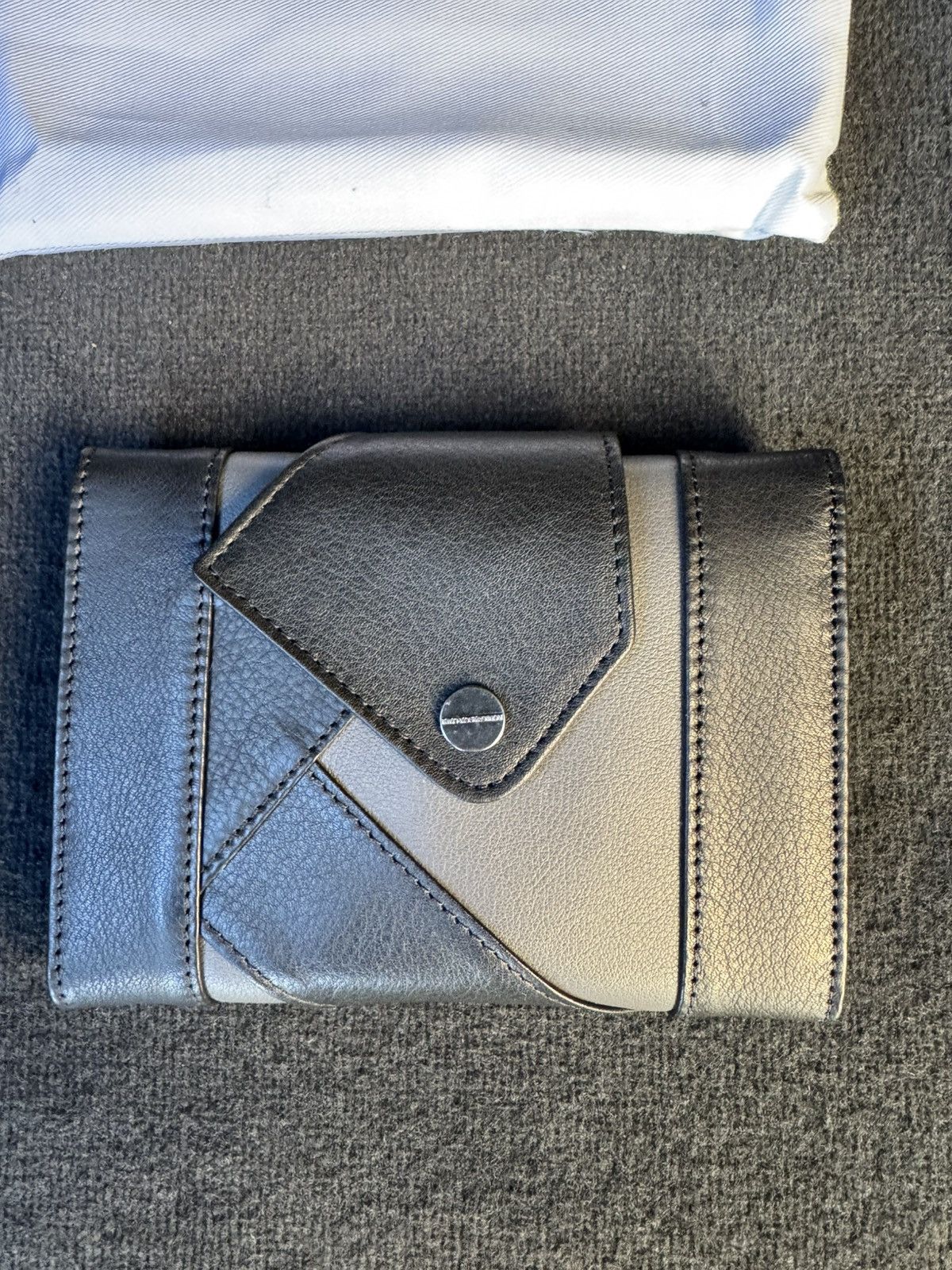 Kiko Kostadinov Kiko Kostadinov Black & Gray Orvos K Wallet Size ONE SIZE - 1 Thumbnail