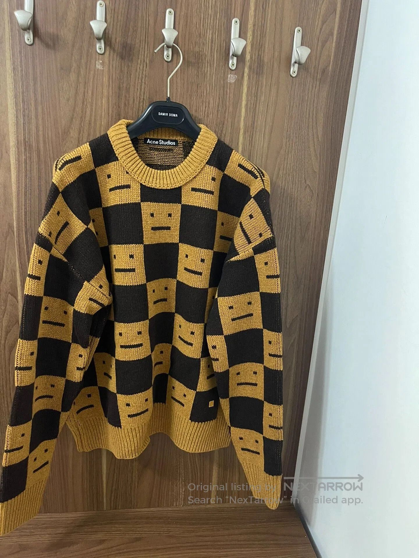 Acne Studios Acne Studios Checkered Knit Sweater. Size XS / US 0-2 / IT 36-38 - 3 Thumbnail