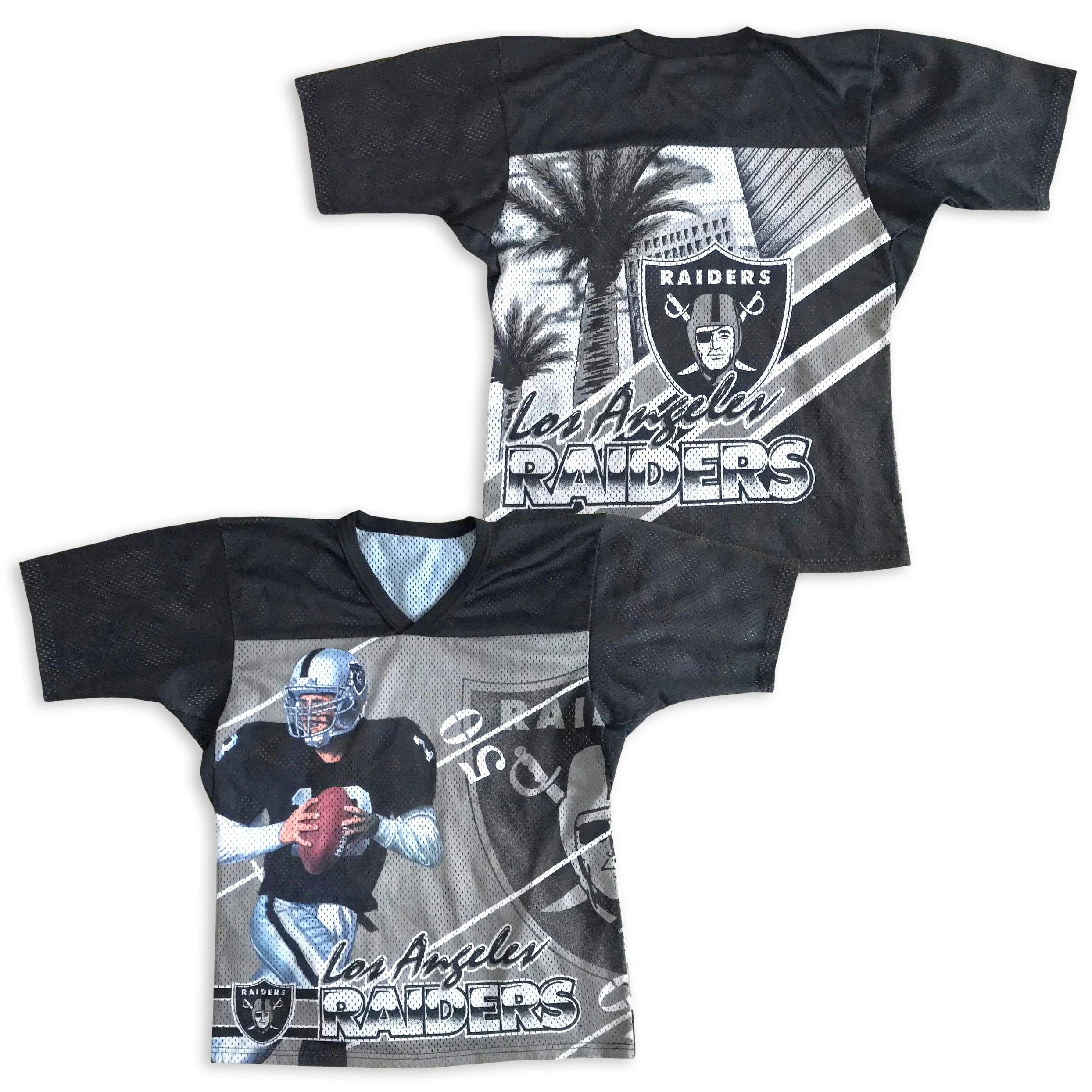 NFL Vintage 90s LOS ANGELES RAIDERS Jersey Fanimation Football Size US M / EU 48-50 / 2 - 1 Thumbnail