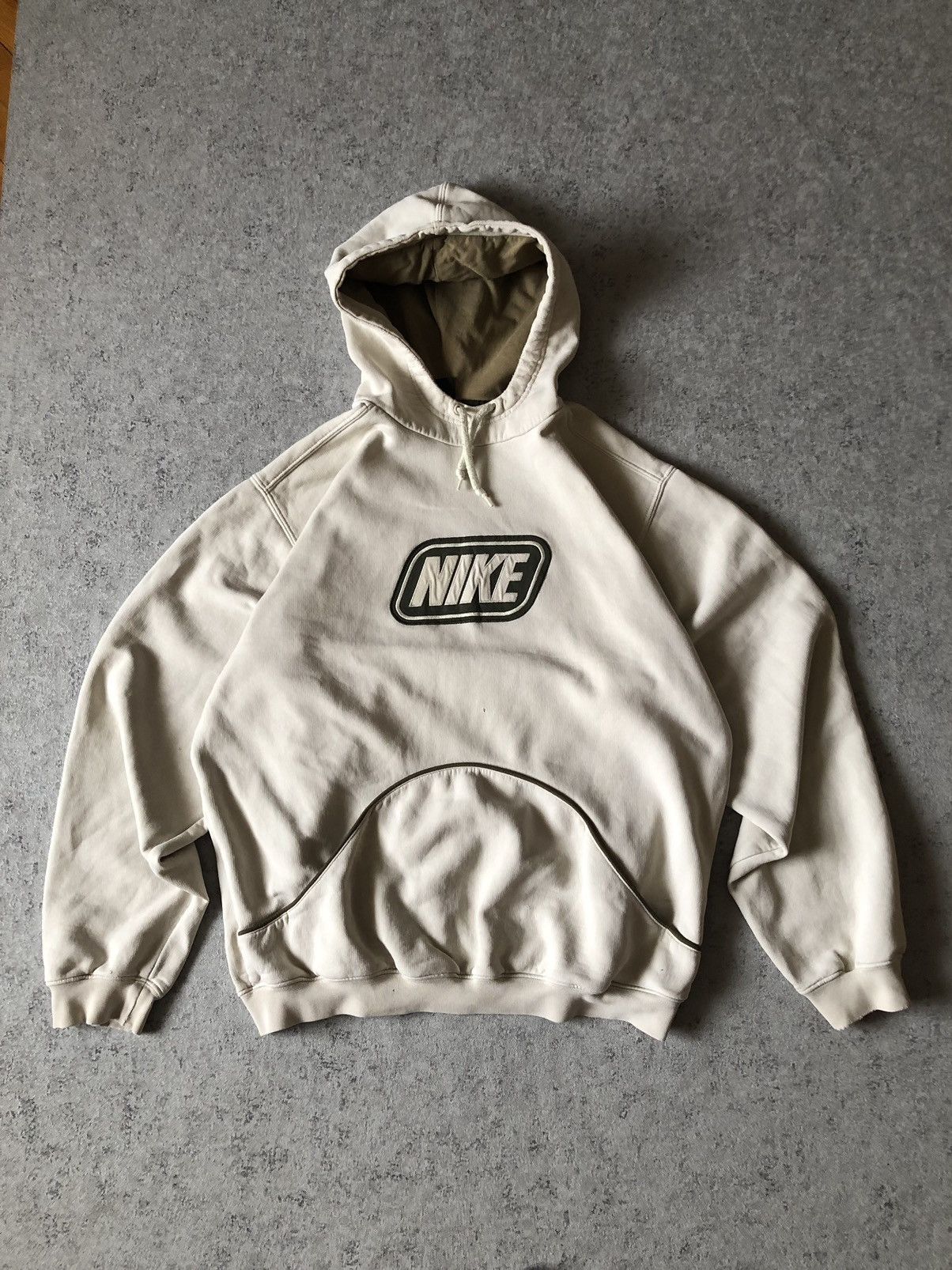 Nike × Vintage VINTAGE NIKE CENTER LOGO DISTRESSED HOODIE Size US M / EU 48-50 / 2 - 1 Thumbnail