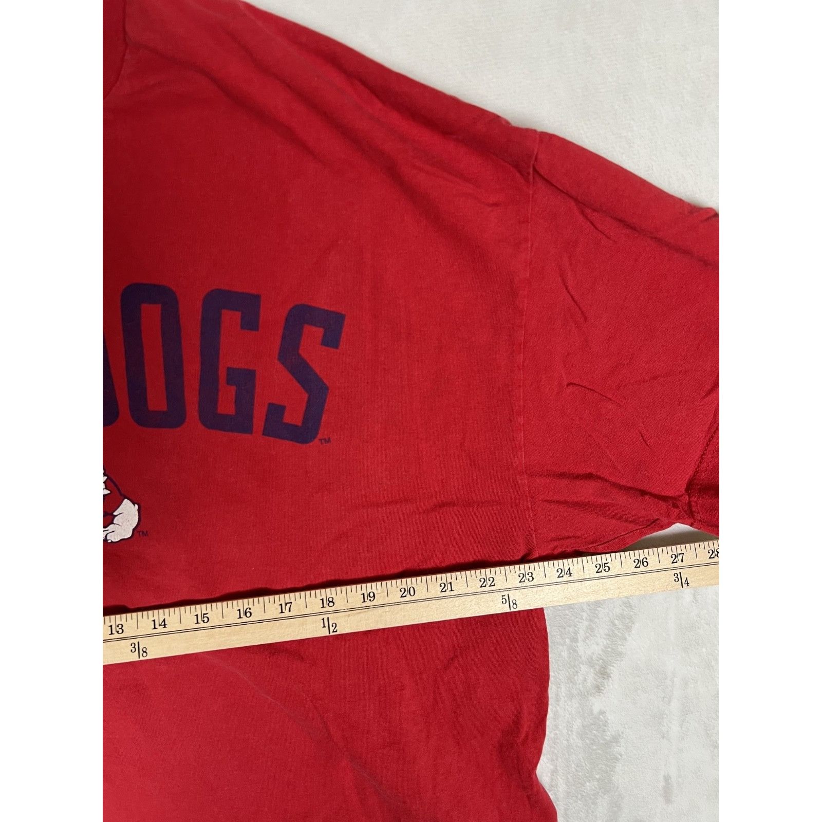 Other Vintage Fresno State Bulldogs T-Shirt Size XL Spell Out Y2K Size US XL / EU 56 / 4 - 7 Thumbnail