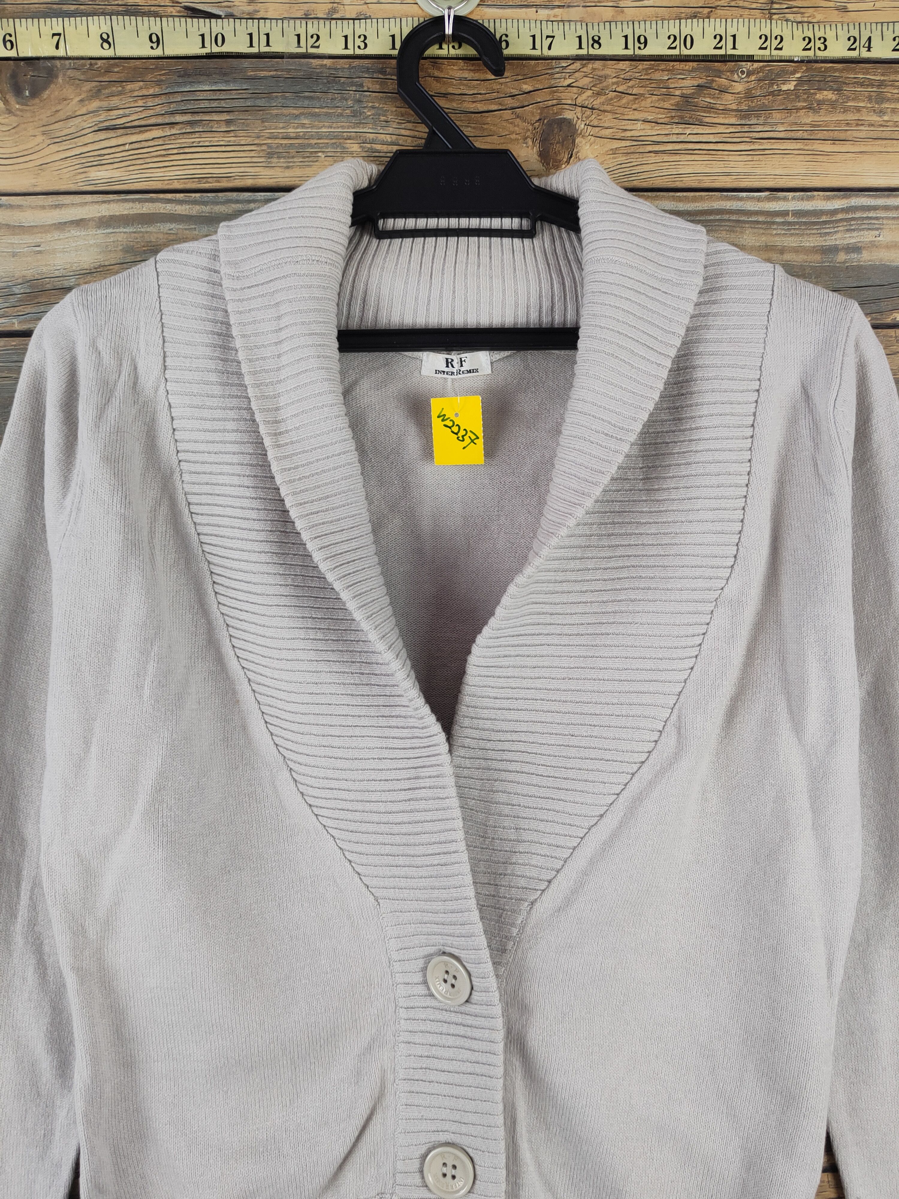 Homespun Knitwear × Japanese Brand Japanese Brand Light Gray Knitwear Cardigan #W2237 Size S / US 4 / IT 40 - 2 Thumbnail
