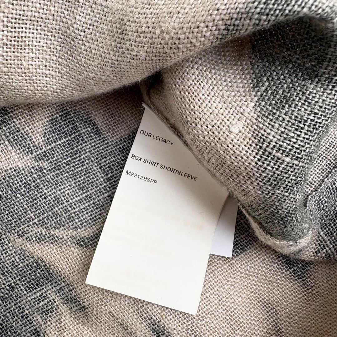 Our Legacy Our Legacy SS21 Woven Linen Pattern S/S Summer Shirt Size US M / EU 48-50 / 2 - 5 Thumbnail
