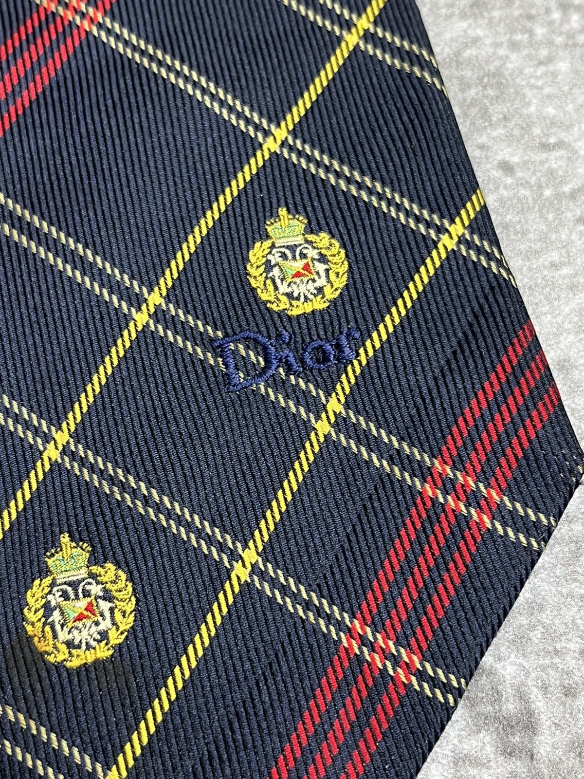 Christian Dior Monsieur Vintage Christian Dior Monsieur Silk Tie Size ONE SIZE - 4 Thumbnail