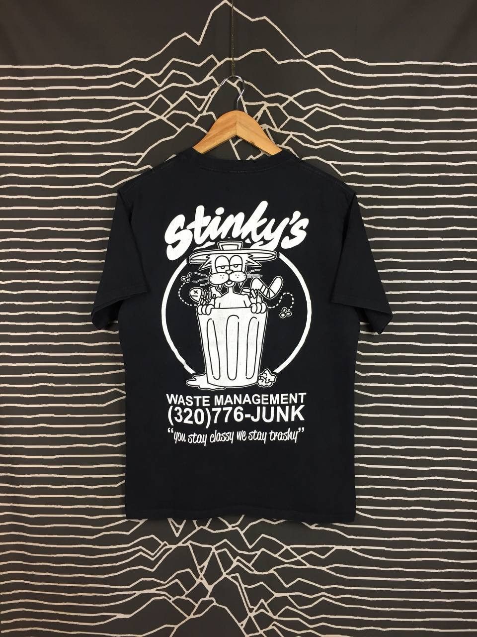 A.LAB A.LAB Stinky's Waste Management Funny Cartoon Graphic Tee Size US M / EU 48-50 / 2 - 2 Thumbnail
