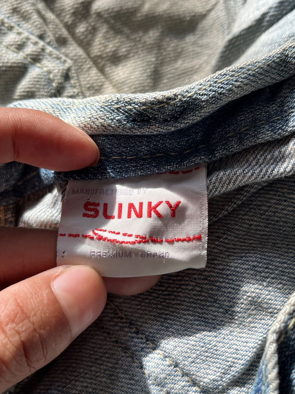 Japanese Brand IfSixWasNine Distressed flare Denim Style Slinky Size US 30 / EU 46 - 9 Thumbnail