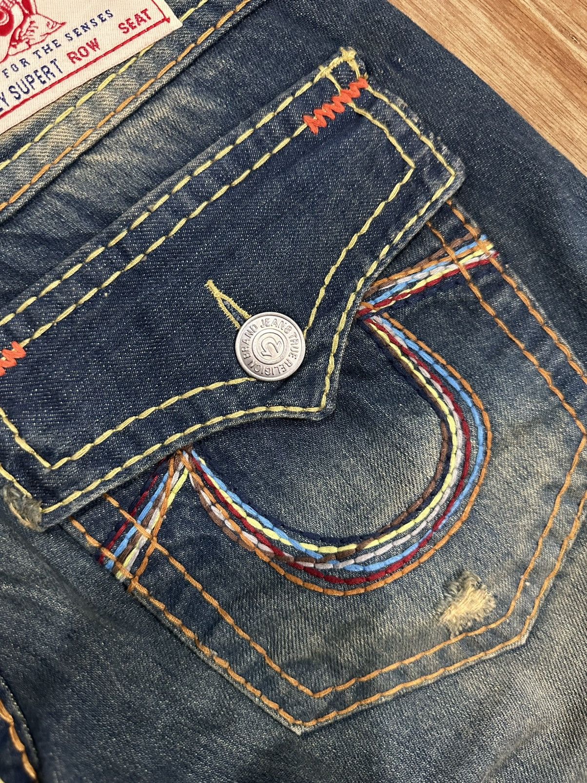 True Religion Rainbow Joey True Religion flared Jeans Size 30" / US 8 / IT 44 - 5 Thumbnail