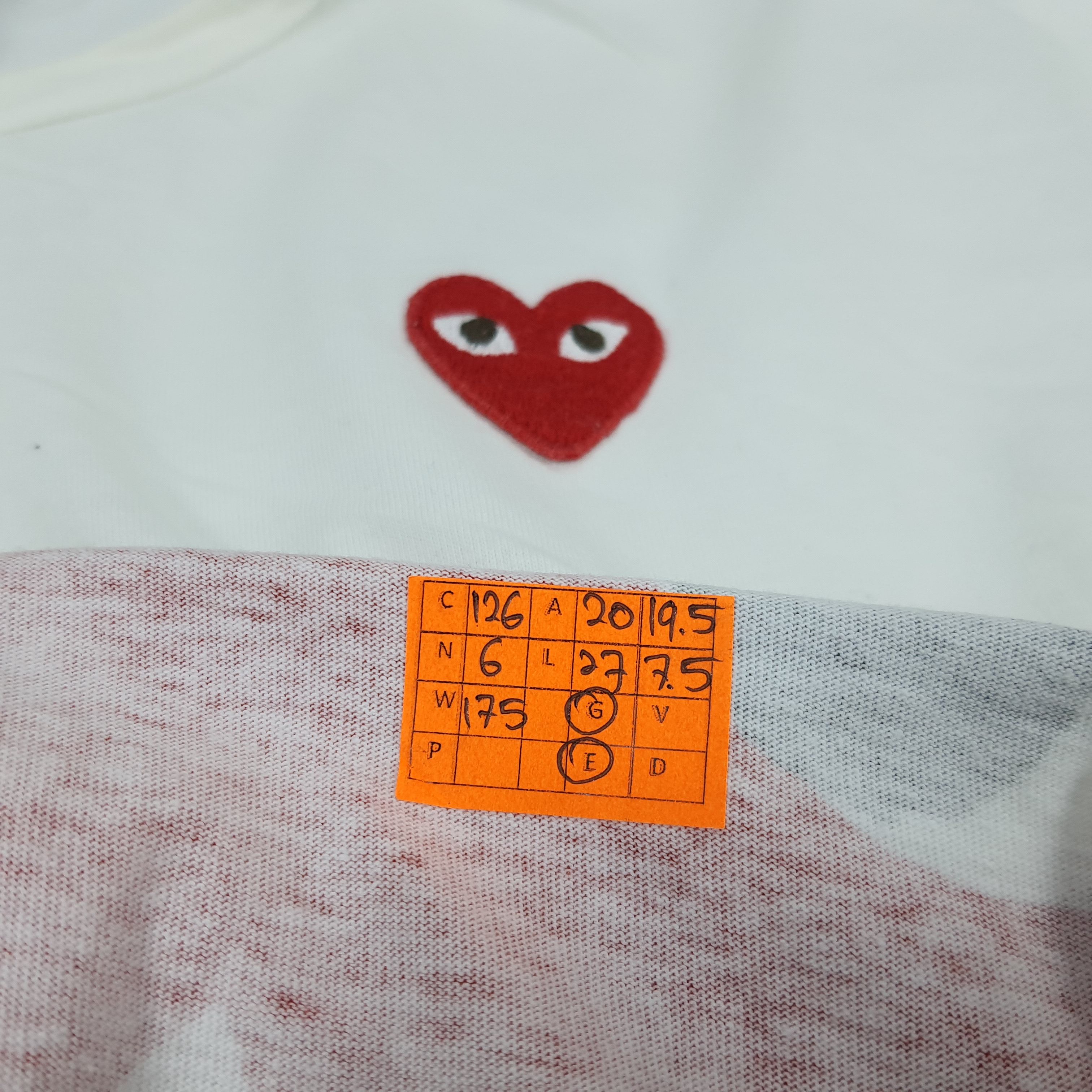 Comme des Garcons PLAY × Japanese Brand × Vintage Vintage Comme Des Garcons Play Japanese Brand T-shirt Size US M / EU 48-50 / 2 - 9 Thumbnail