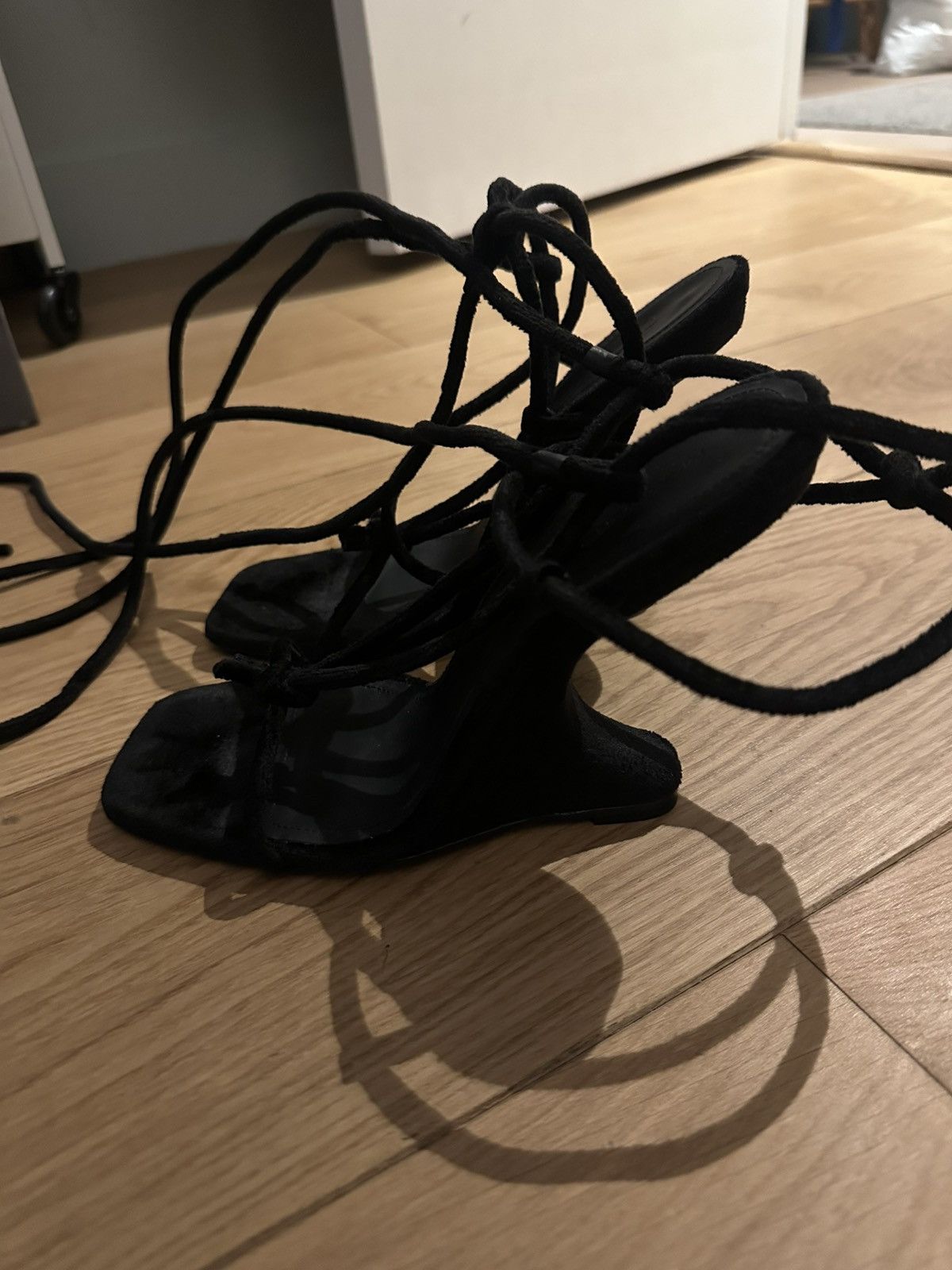 Rick Owens × Rick Owens Lilies Black sculpted heel Size US 8 / IT 38 - 5 Thumbnail