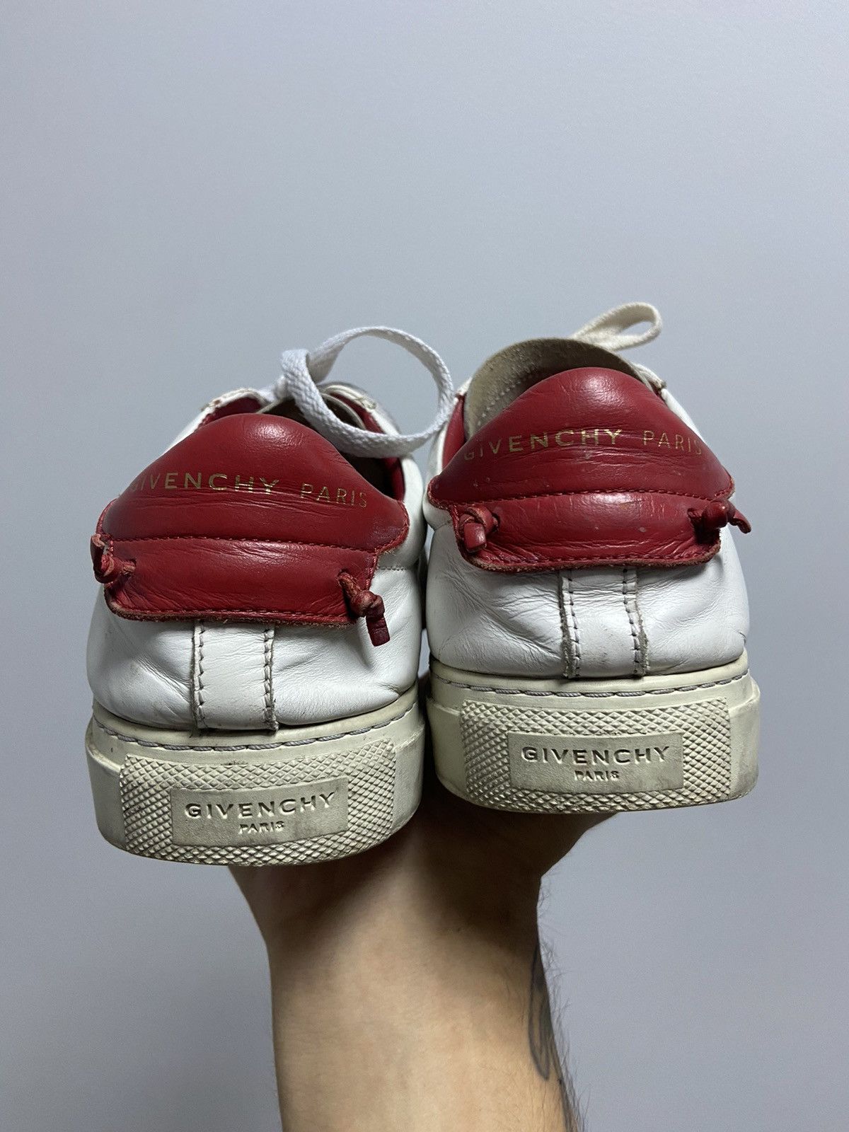Givenchy × Vintage Givenchy Leather Vintage Shoes Low Sneakers Womans Size US 9 / IT 39 - 4 Thumbnail