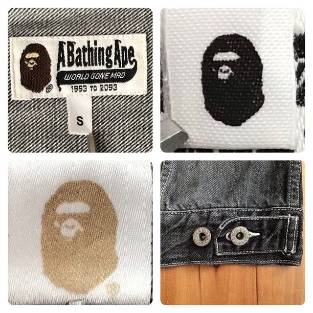 Bape BAPE Shark Denim Jacket a bathing ape Size US S / EU 44-46 / 1 - 9 Thumbnail