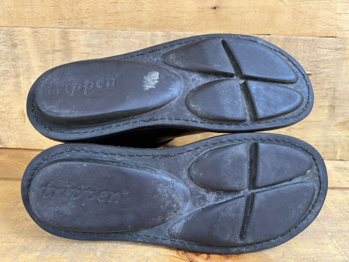 Trippen Trippen Leather Women's Brown Flat Shoes Size EU 38 / US 7 Size US 8 / IT 38 - 10 Thumbnail