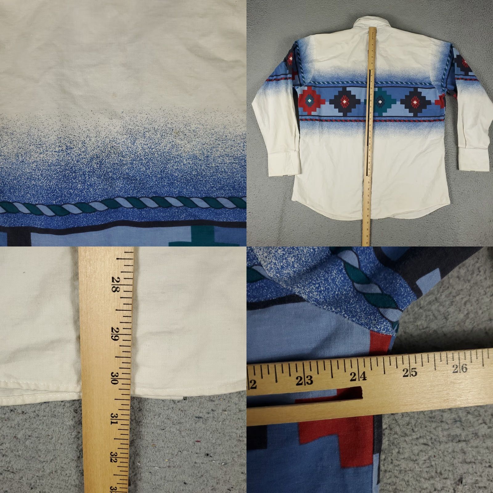 Brooks VINTAGE Brooks & Dunn Men's Shirt Long Sleeve Button Up Blue Casual 17.5" Cotton Size US XL / EU 56 / 4 - 8 Thumbnail