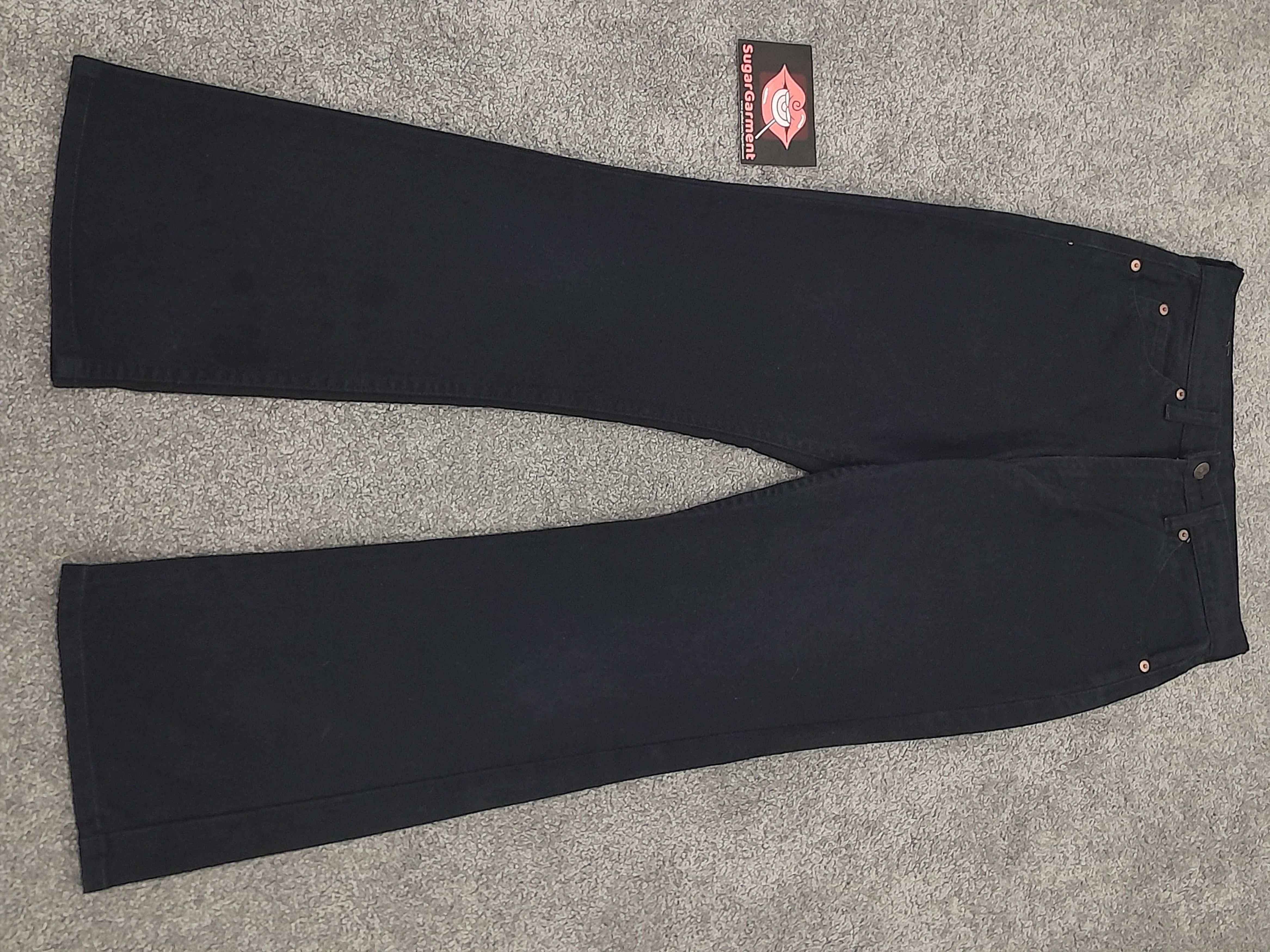 image of Levis 517 Jeans Bootcut Super Black, Men's (Size 27)