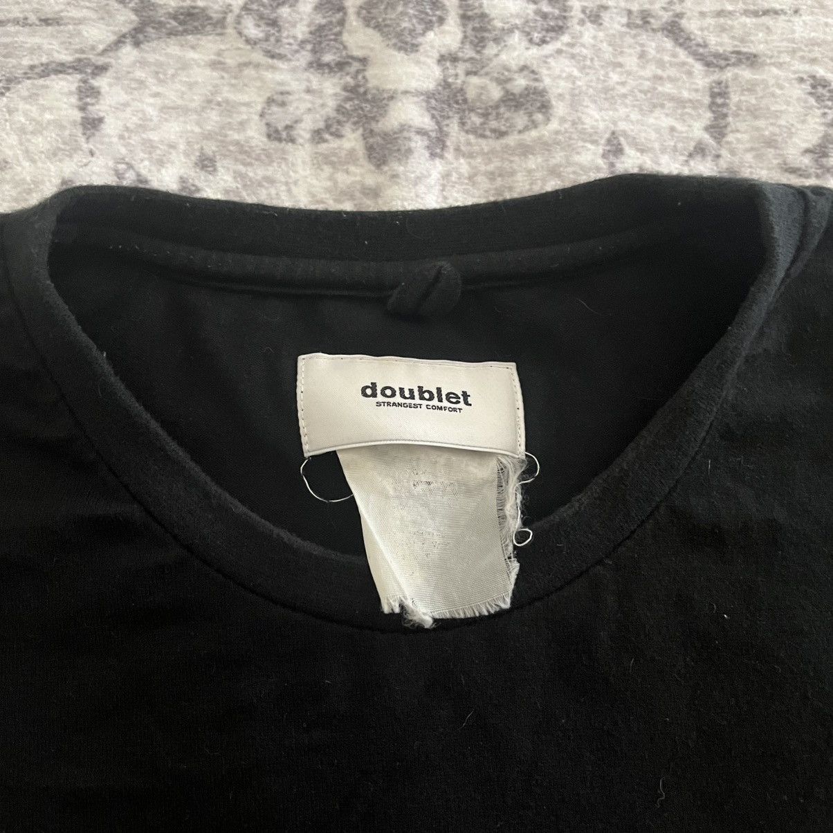 Doublet Doublet Guitar Logo T-Shirt Black | XL Size US XL / EU 56 / 4 - 7 Thumbnail