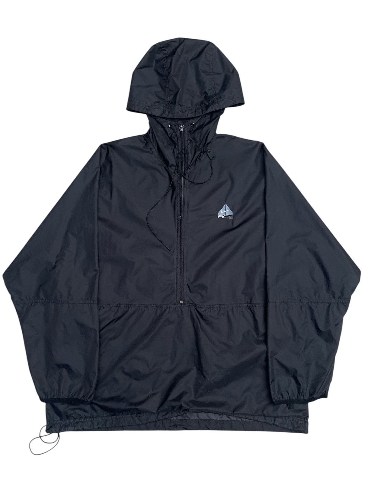 Nike ACG Vintage Nike ACG Pullover Windbreaker Black Hooded Jacket Size US L / EU 52-54 / 3 - 2 Thumbnail