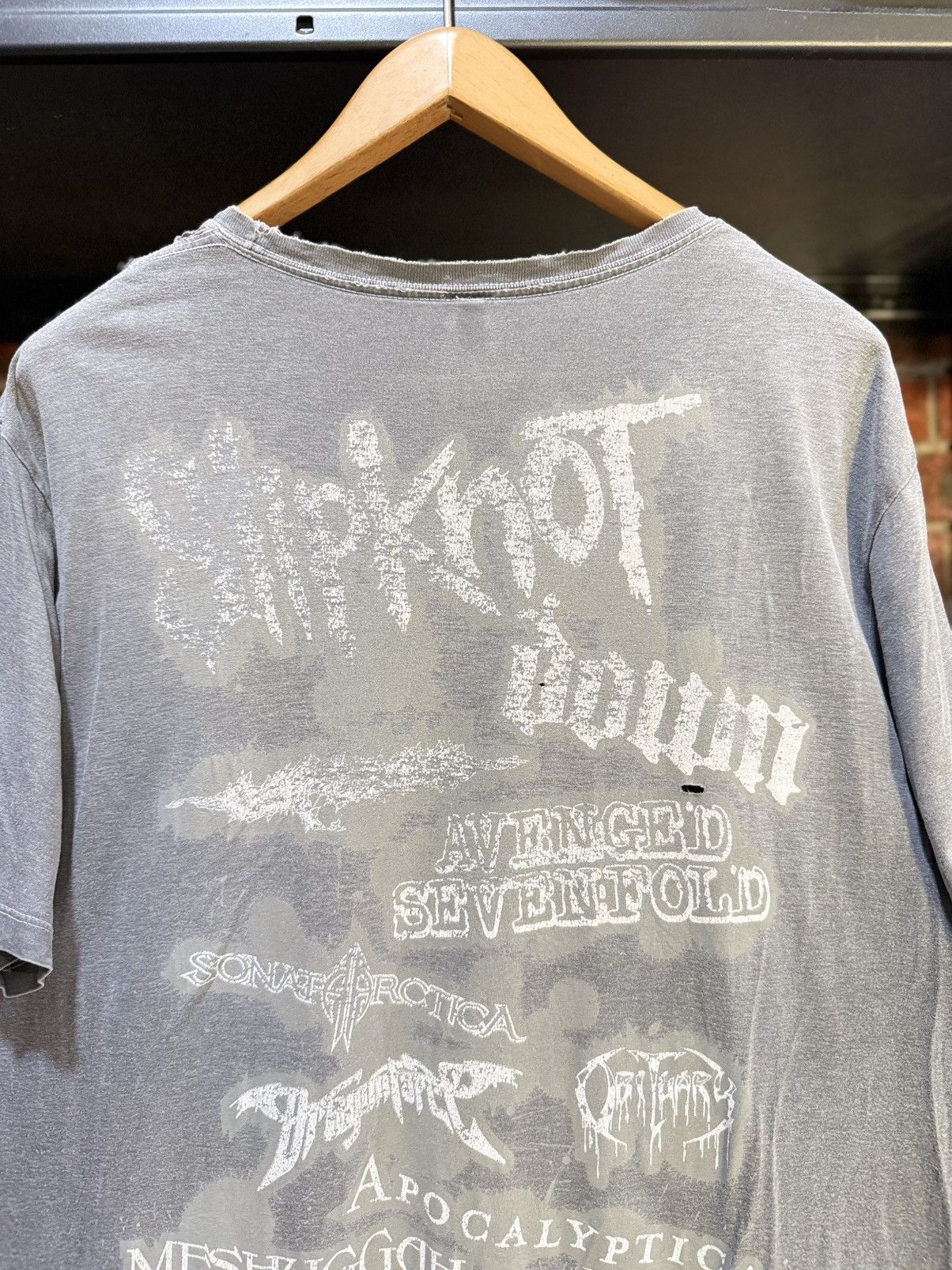 Band Tees Thrashed Vintage Loud Park Meets Crue Fest Distressed Faded Size US XL / EU 56 / 4 - 12 Thumbnail
