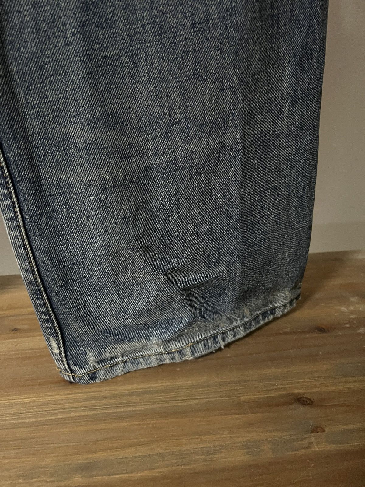 Rhude Rhude distressed straight leg jeans Size US 38 / EU 54 - 4 Thumbnail
