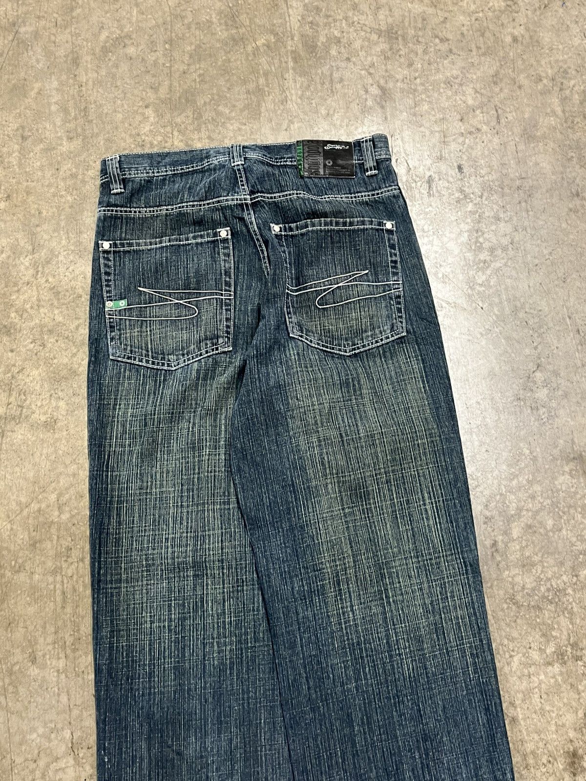 Southpole × Vintage Southpole y2k baggy faded denim wide leg skater rare hype Size US 34 / EU 50 - 8 Thumbnail