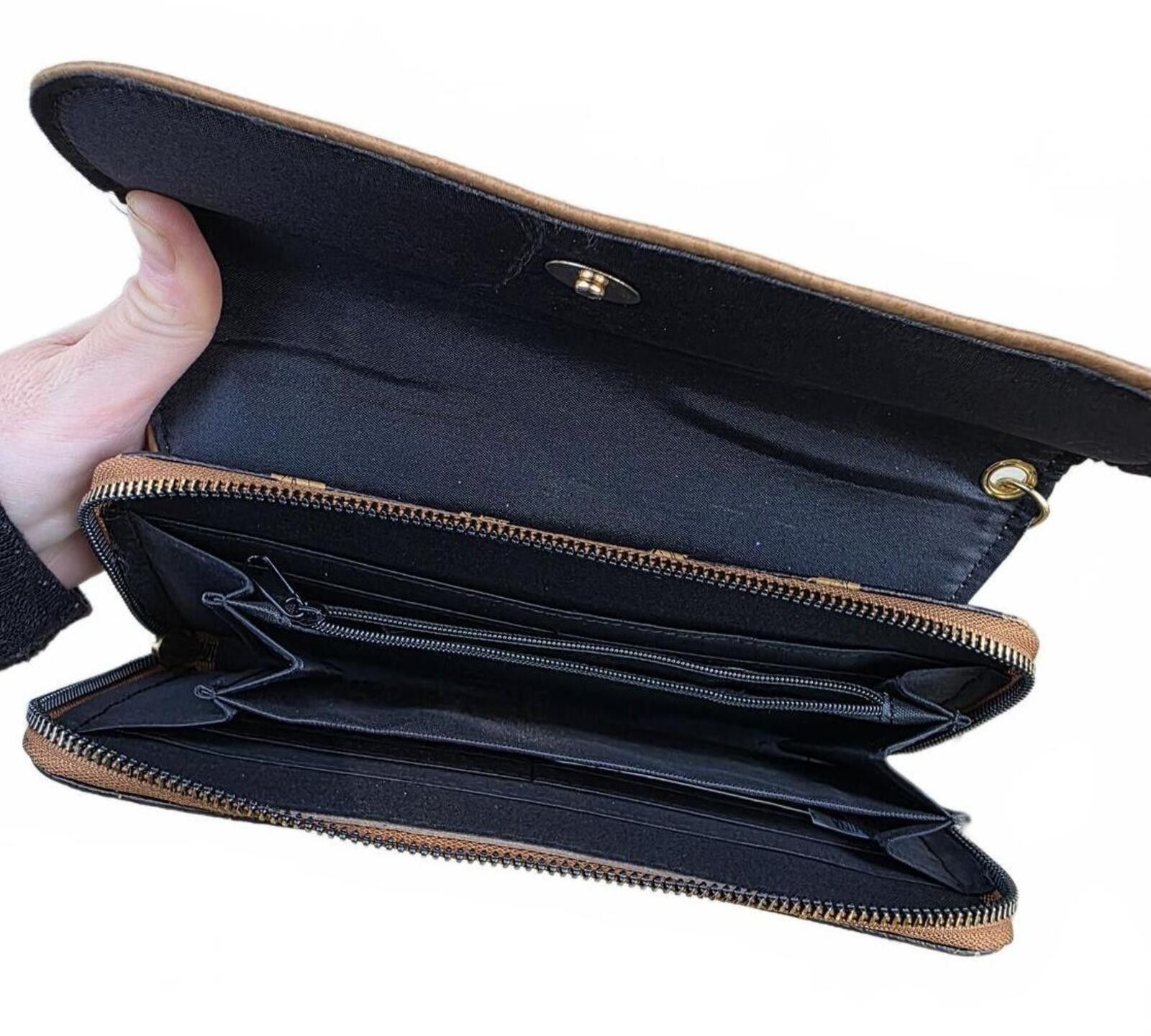 Beverly Hills Polo Club Beverly Hills Polo Club Brown & Black 3-Way Crossbody Bag Size ONE SIZE - 9 Thumbnail