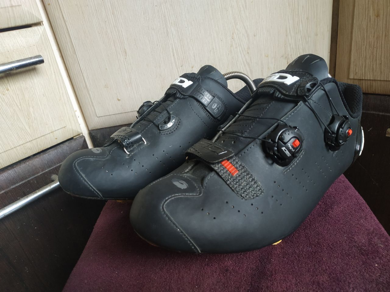 Sidi Sidi Shot Carbon Cycling Shoes Black Size 46 Fits 44/27.5cm Size US 11 / EU 44 - 19 Thumbnail