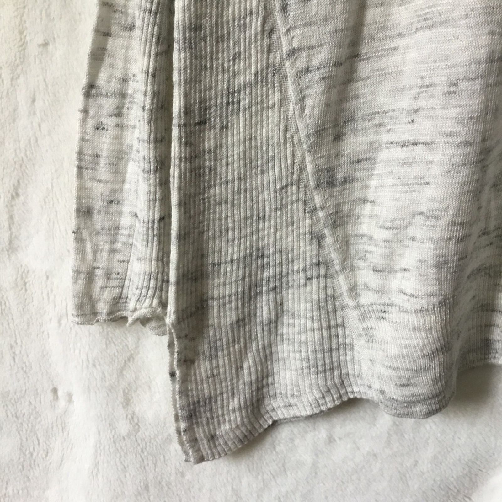 Lou & Grey Lou & Grey Light Gray Ribside Boatneck Sweater Top Size S / US 4 / IT 40 - 13 Thumbnail