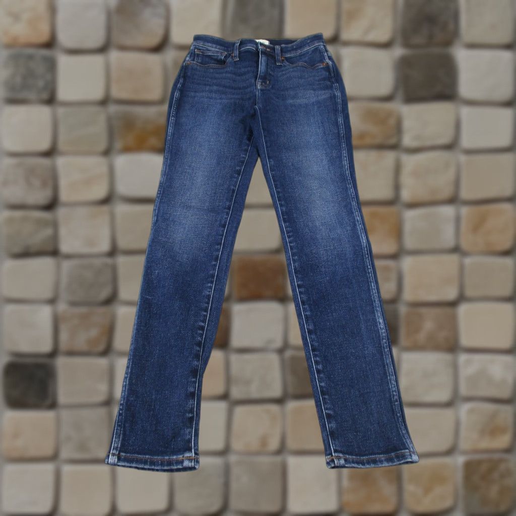 Madewell Madewell Jeans Skinny Denim Women Adult Size 25 Blue Dark Wash Mid Rise Size 42" / US 20 - 1 Thumbnail