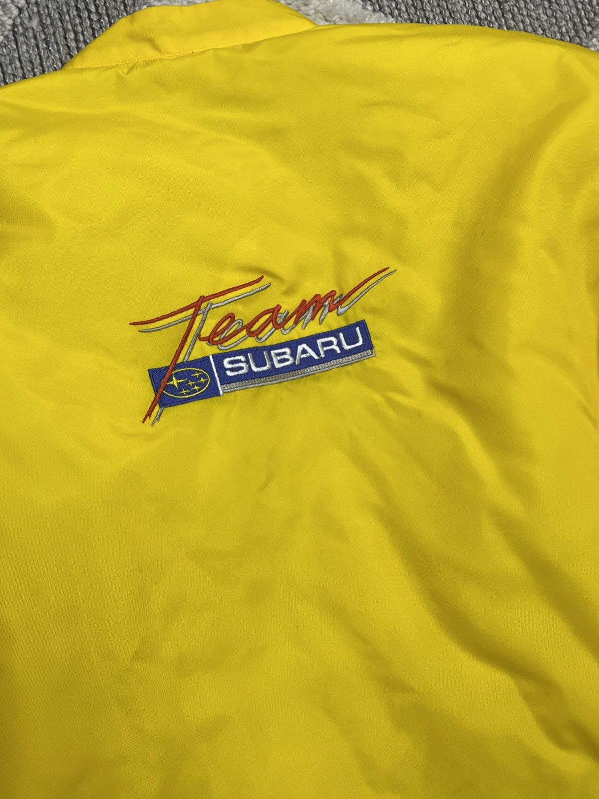 Vintage SUBARU TEAM RACING ZIP JACKET Size US XXL / EU 58 / 5 - 4 Thumbnail