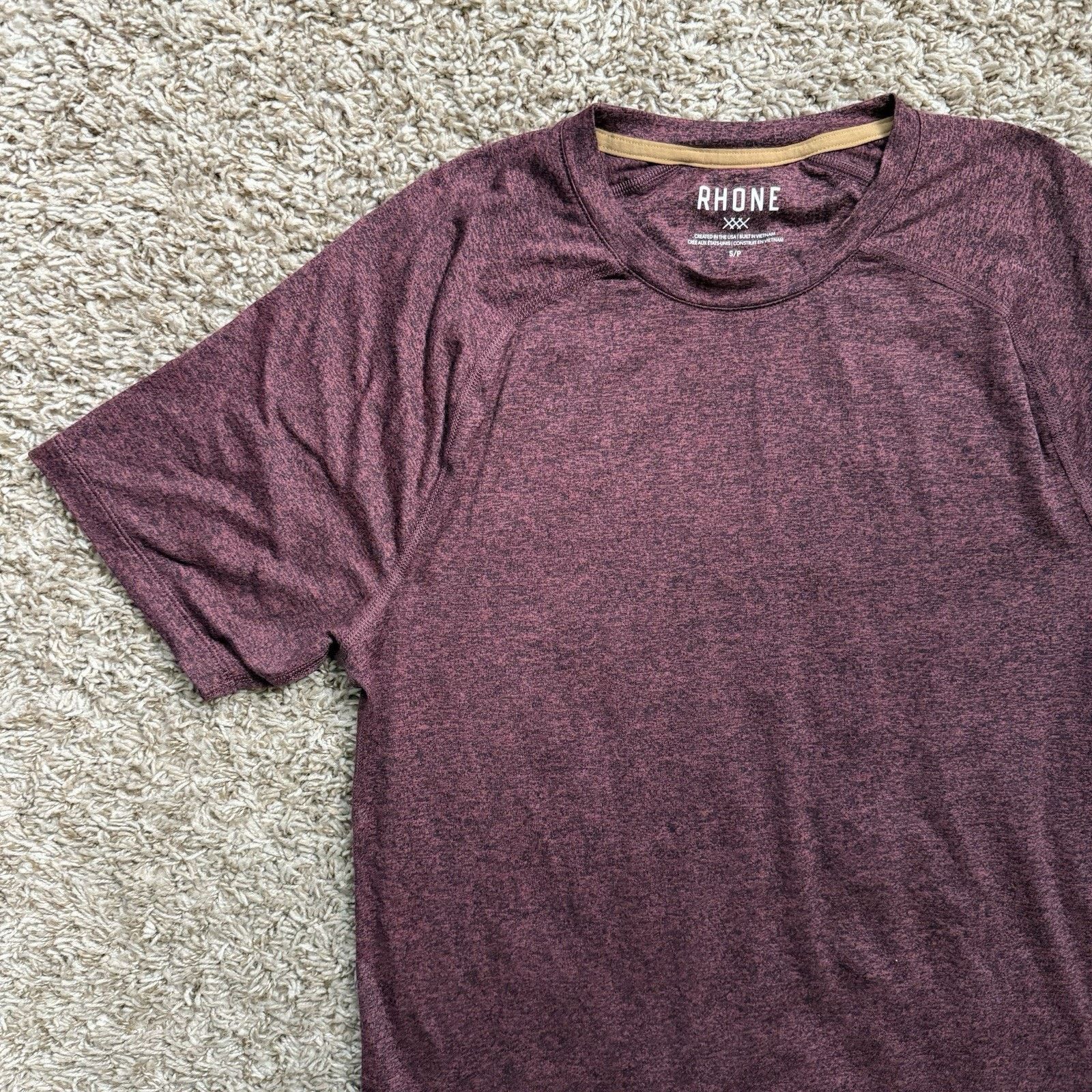 Rhone Rhone Atmosphere T-Shirt Heather Red Athletic Performance Size US S / EU 44-46 / 1 - 5 Thumbnail