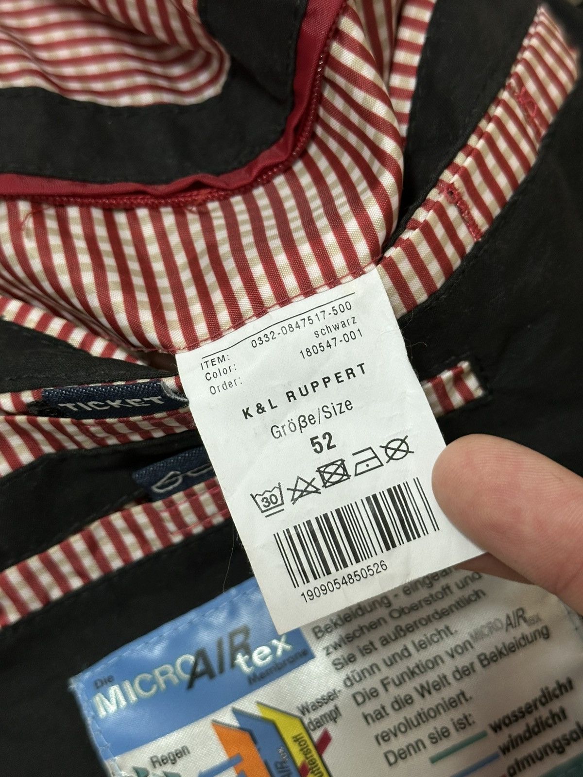 Paul Smith Paul R. Smith Men’s Jacket Size XL Micro Air Tex Vintage Size US XL / EU 56 / 4 - 7 Thumbnail