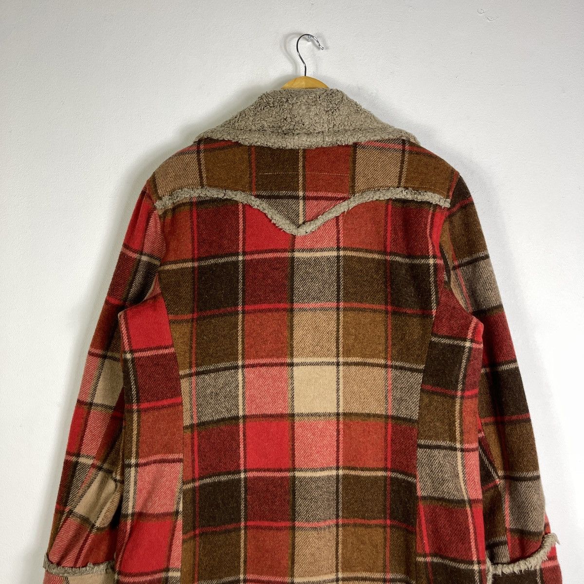 Diesel Vintage Diesel Core Wool Plaid Mountain Sherpa Ranch Coat Size US M / EU 48-50 / 2 - 5 Thumbnail