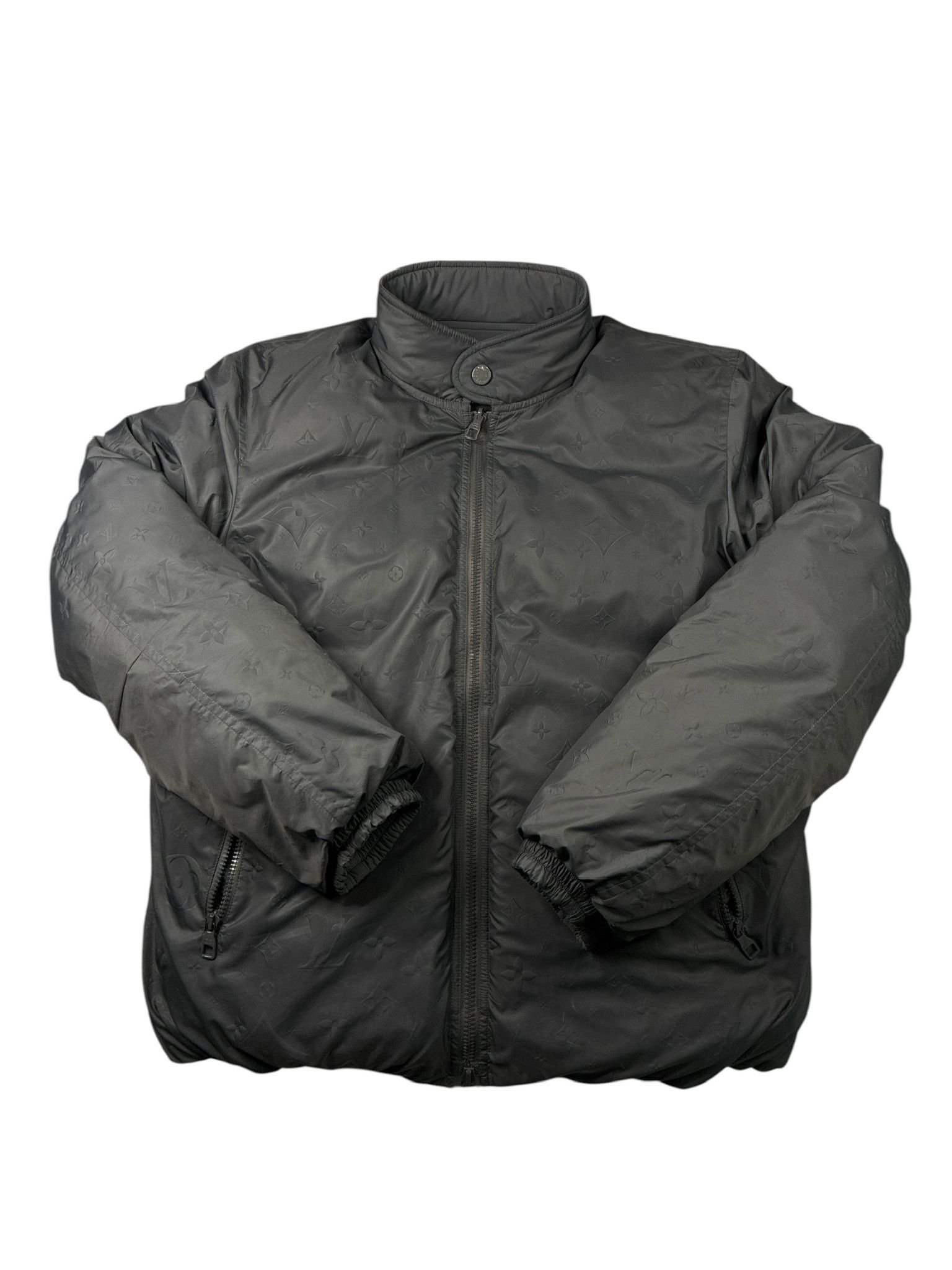 Louis Vuitton Louis Vuitton Reversible Monogram Down Blouson Jacket 'Grey' Size US L / EU 52-54 / 3 - 2 Thumbnail