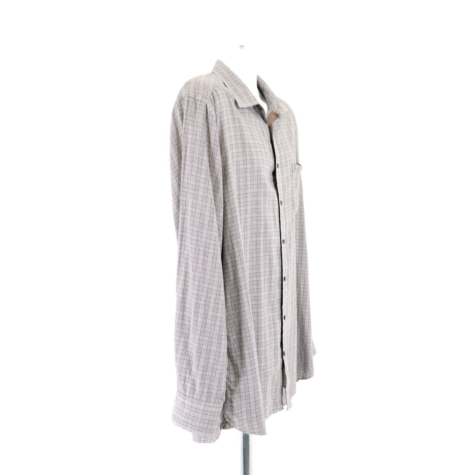 Joseph Abboud Joseph Abboud XLT Tall Gray Brown Glen Plaid Pocket Collared Size US XL / EU 56 / 4 - 7 Thumbnail