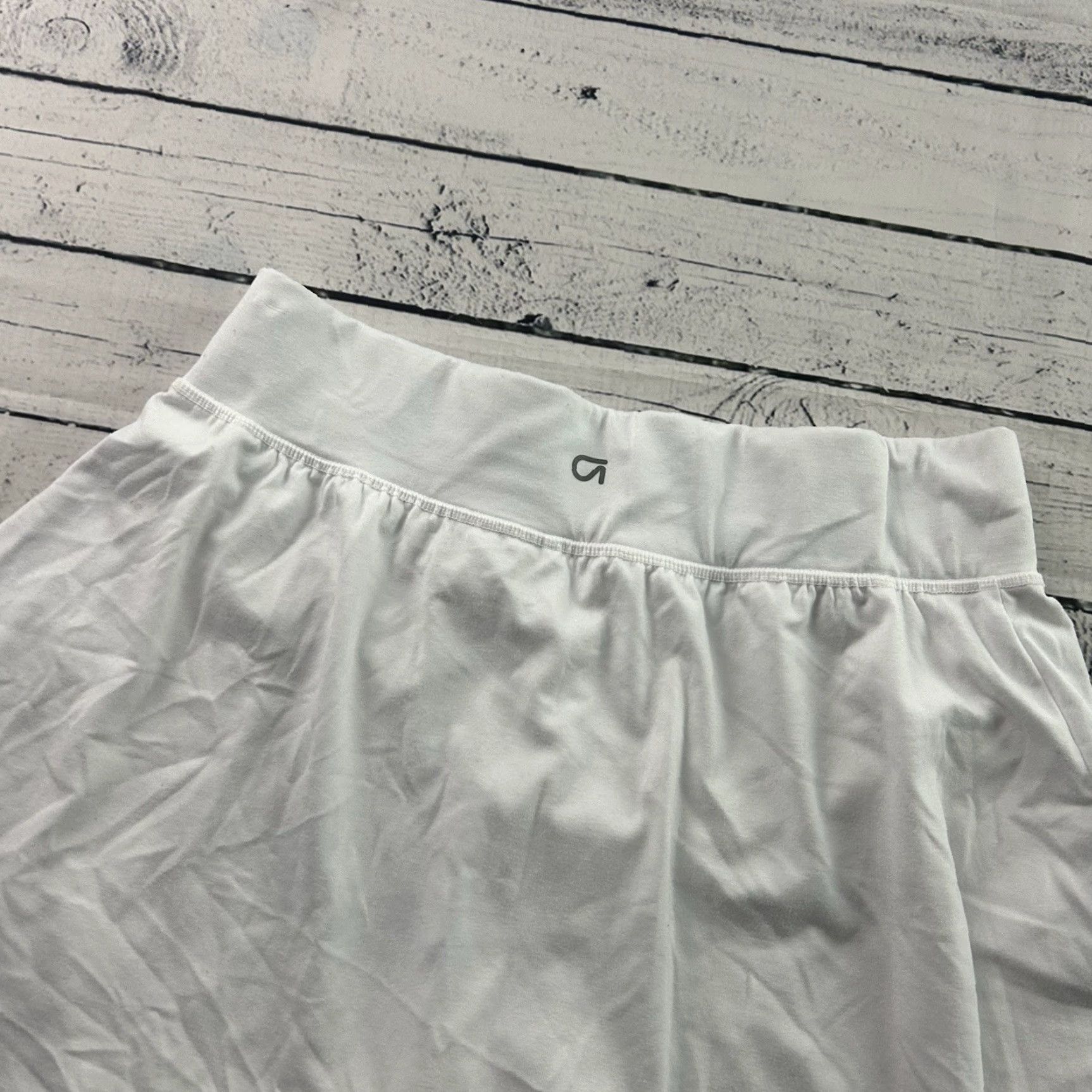 Gap Gap White Brushed Tech Jersey Pull On Skort Women M Nike? Size M / US 6-8 / IT 42-44 - 4 Thumbnail