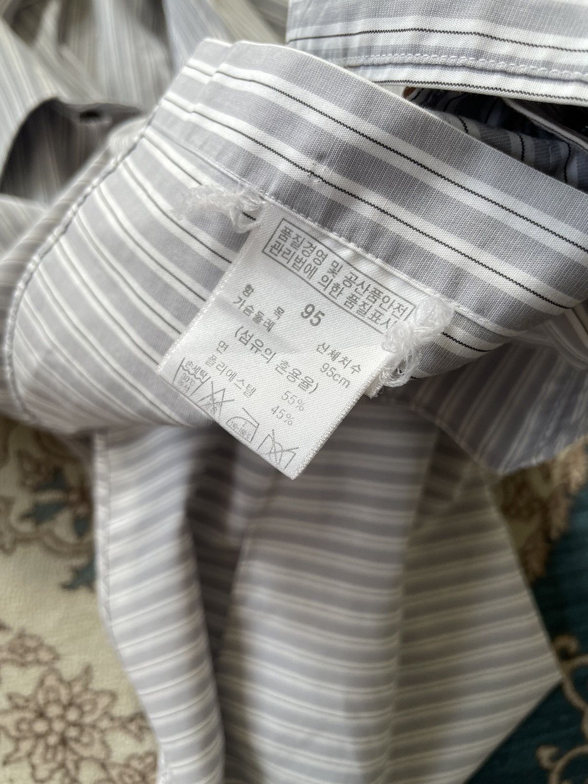 Givenchy Vintage Givenchy Striped Shirt Size US M / EU 48-50 / 2 - 6 Thumbnail