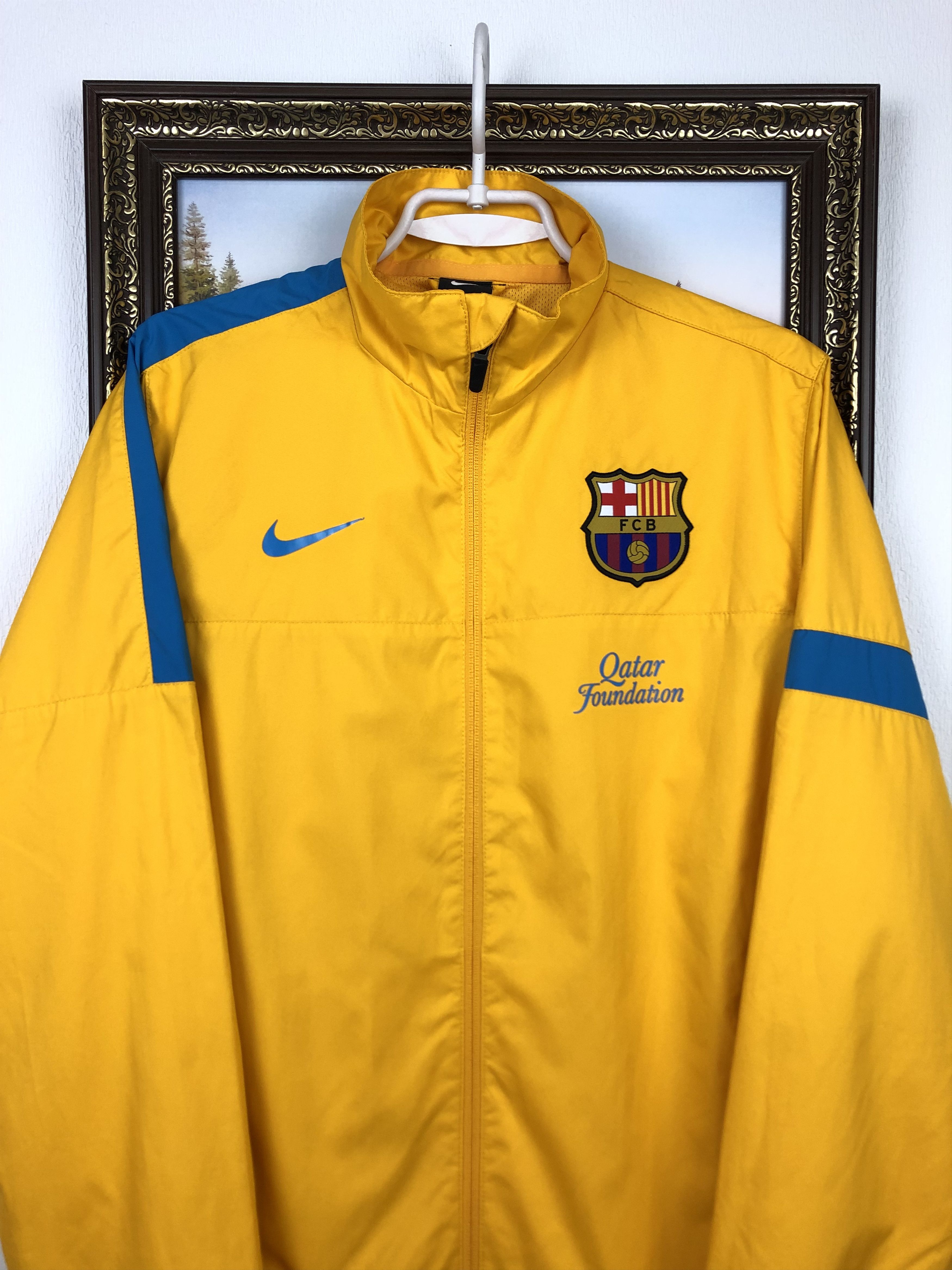Nike Vintage Nike Barcelona Football Jacket Soccer Track Top Mens Size US M / EU 48-50 / 2 - 2 Thumbnail