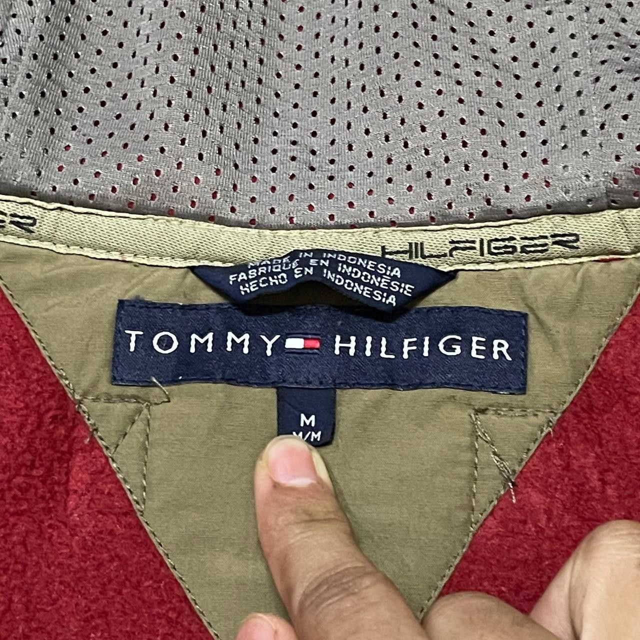 Tommy Hilfiger Vintage Tommy Hilfiger Fleeve Zipper Jacket Size US M / EU 48-50 / 2 - 9 Thumbnail