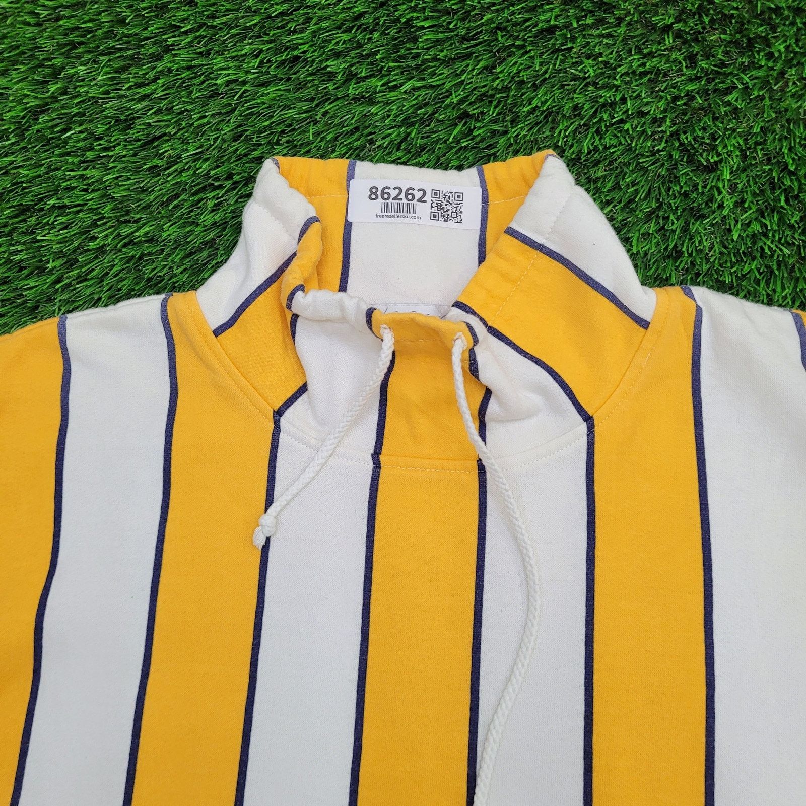 Other Hippie MOD Striped Sweatshirt Womens Large 25x26 Baggy Boxy Size L / US 10 / IT 46 - 11 Thumbnail