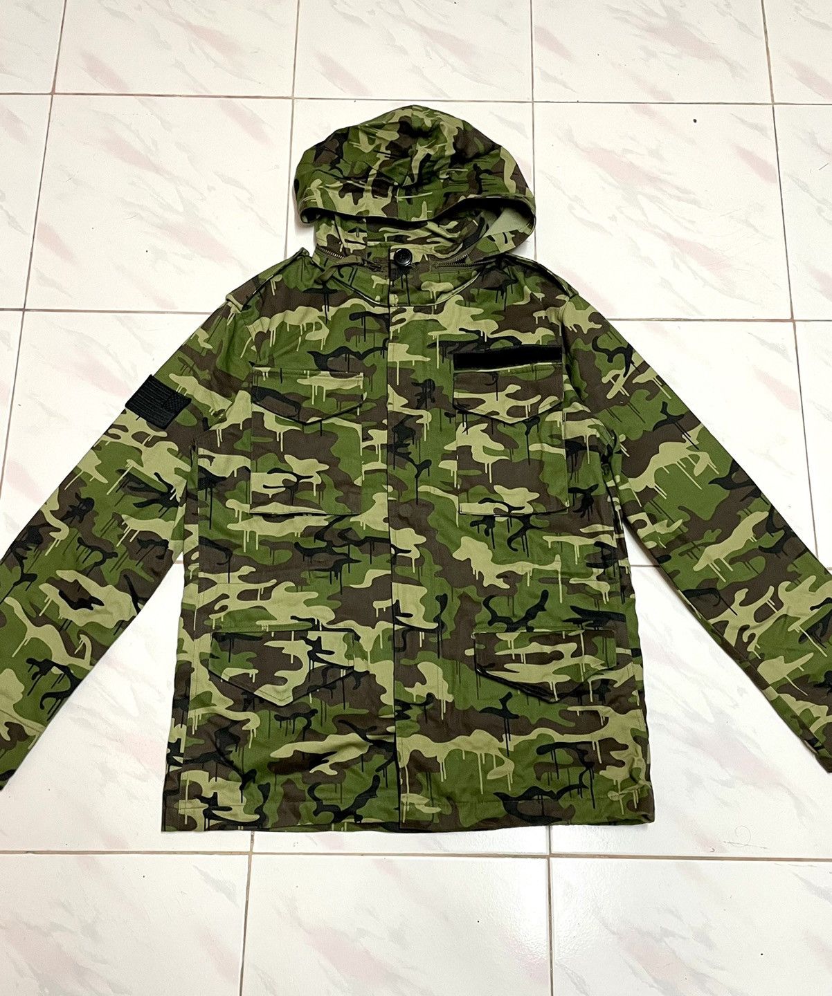 Rare Camouflage X Dope Military Jacket