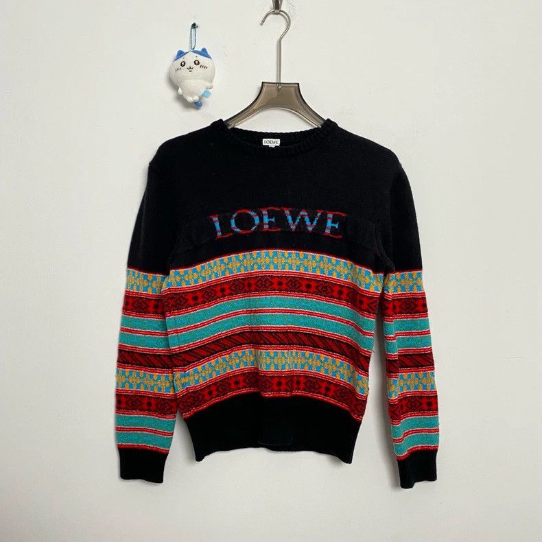 Loewe LOEWE National wind letter logo sweater Size M / US 6-8 / IT 42-44 - 1 Thumbnail