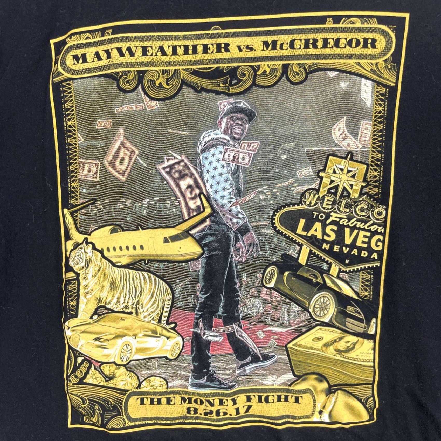 Vintage Mayweather McGregor Shirt Mens 2XL The Money Fight 2017 Boxing Fight Night Tee Shirt Size US XXL / EU 58 / 5 - 3 Thumbnail